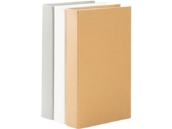 Juego De 3 Libros Decorativos, Imitación De Papel