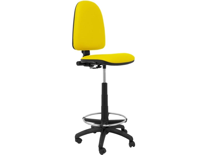 Silla de Escritorio Alta PIQUERAS Y CRESPO Ayna Amarillo (Similpiel)