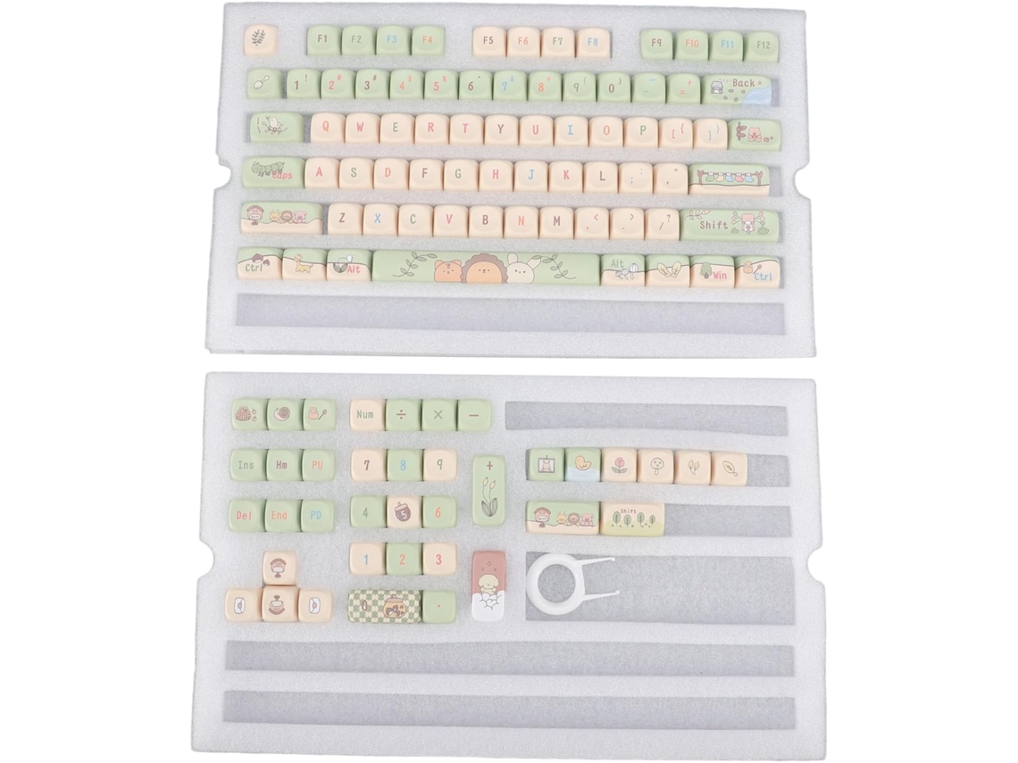 Juego De Teclas Pbt Para Teclado Mecánico Con 112 Teclas – Altura Mca 9 Mm, Resistente Al Color