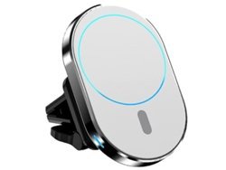 Cargador Carro Qi Fast Para Apple Yizhood Blanco