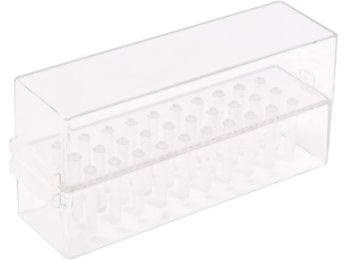 Cubo De Almacenamiento Multifuncional Con 30/48 Orificios Para Taladro De Uñas Y Estuche Para Equipos De Manicura.