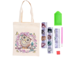 Bolsa De Tela Para Pintura De Diamantes Diy Con Herramientas, Reutilizable Para Compras Bb023