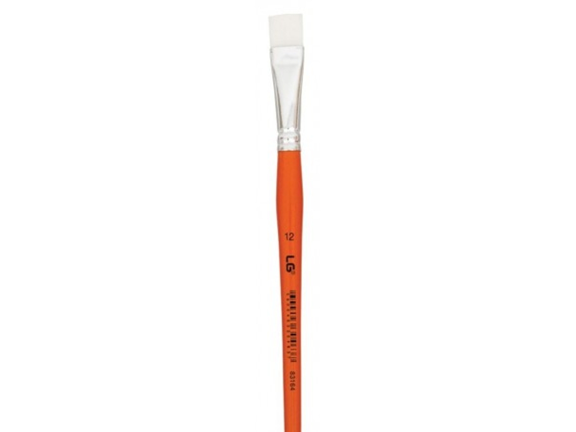 LG Nº12 Cepillo Spat Hair Blanco para Tela