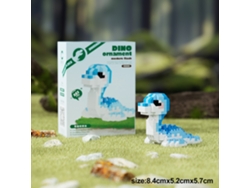 Bloques de construcción de dinosaurios en miniatura, juguete educativo para armar, MDUG