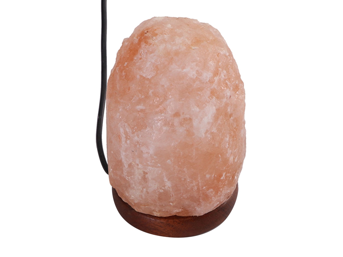 Lámpara de sal del Himalaya con LED que cambia de color, USB, cristal y luz natural para paisajes.