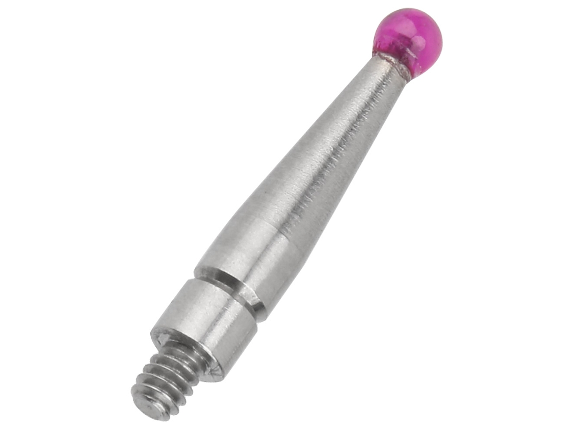 Aguja De Calibre Dial Con Cabeza De Rubí Y Rails De Herradura Acero Tungsteno Sonda Indicador 1.6mm