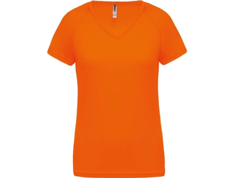 Camiseta de Mujer para Deporte PROACT Multideportes Poliéster Naranja (2XL)
