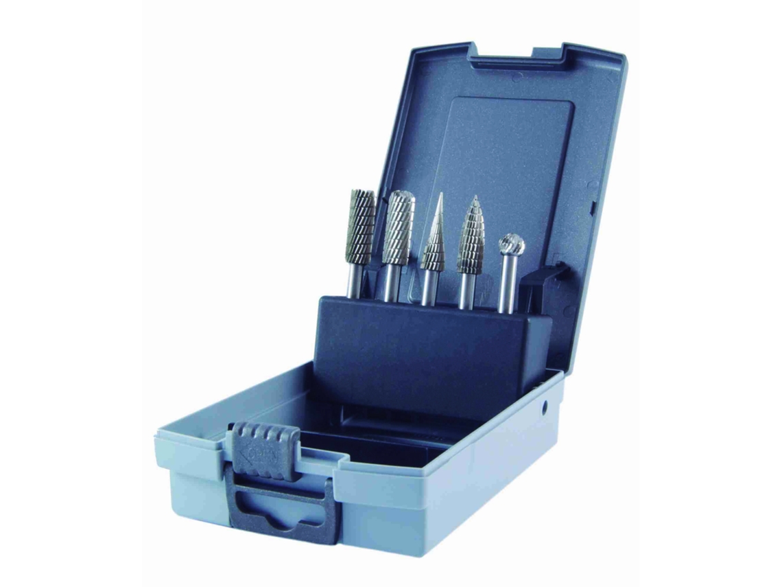 Metalworks 748160500 Juego De Fresas Rotativas Hm4 10mm, 5 Piezas