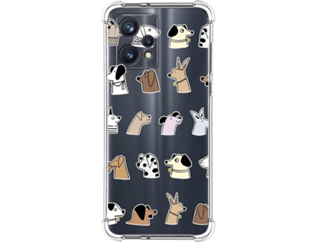Carcasa Realme 9 Pro Plus 5G TUMUNDOSMARTPHONE Dibujos Antigolpes Perros Multicolor