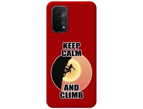 Carcasa Oppo A54 5G / A74 5G TUMUNDOSMARTPHONE Silicona Líquida Dibujos Rojo