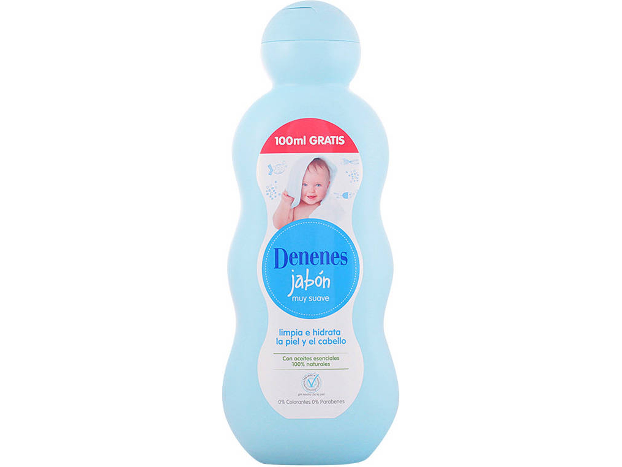 Pack DENENES Jabon Liquido Corporal Muy Suave 650 ml + 100 ml