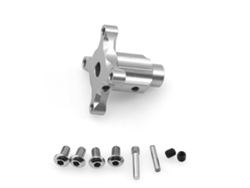 Bloqueo Diferencial Metálico De Eje Recto Para Coches Rc Arrma Kraton Senton Talion Typhon Outcast 1:8 Plata