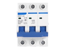 Disyuntor Miniatura Mcb Dz47-63 400v 16a 3 Polos Seguro