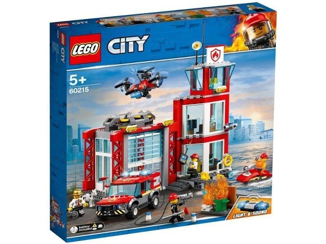 LEGO City: Cuerpo de Bomberos - 60215 (Edad Mínima: 5 - 509 Piezas)
