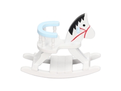 Silla Mecedora En Miniatura Para Casa De Muñecas, Estilo Moderno, Escala 1:12, Madera De Abedul.