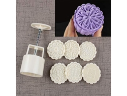 Molde para bombas de baño (Herramientas de bricolaje, 1 barril, 6 sellos)