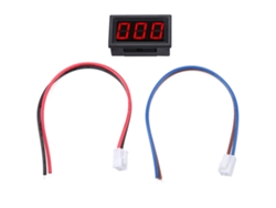 Amperímetro Digital Led, 3 Dígitos, Cc 0-1 A, Ajuste De Microprecisión, Rojo.