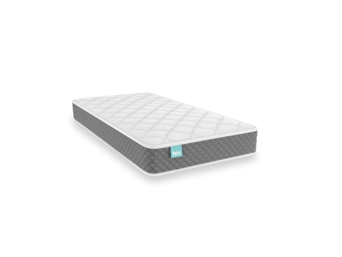 Colchón Cuna 70x140 Cm Baby One ±12cm | Certificado Oeko-tex® | Hecho En España Gris Oscuro