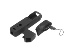 Funda protectora de silicona para lente con cuerda para colgar, adecuada para la cámara Facpoet Pocket 2