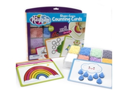 Juego educativo de conteo con espuma de juego de Learning Resources for Children - Tarjetas de colores