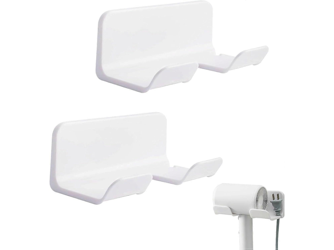 Soporte para secador de pelo, 2 piezas, montaje en pared, GOKOCO
