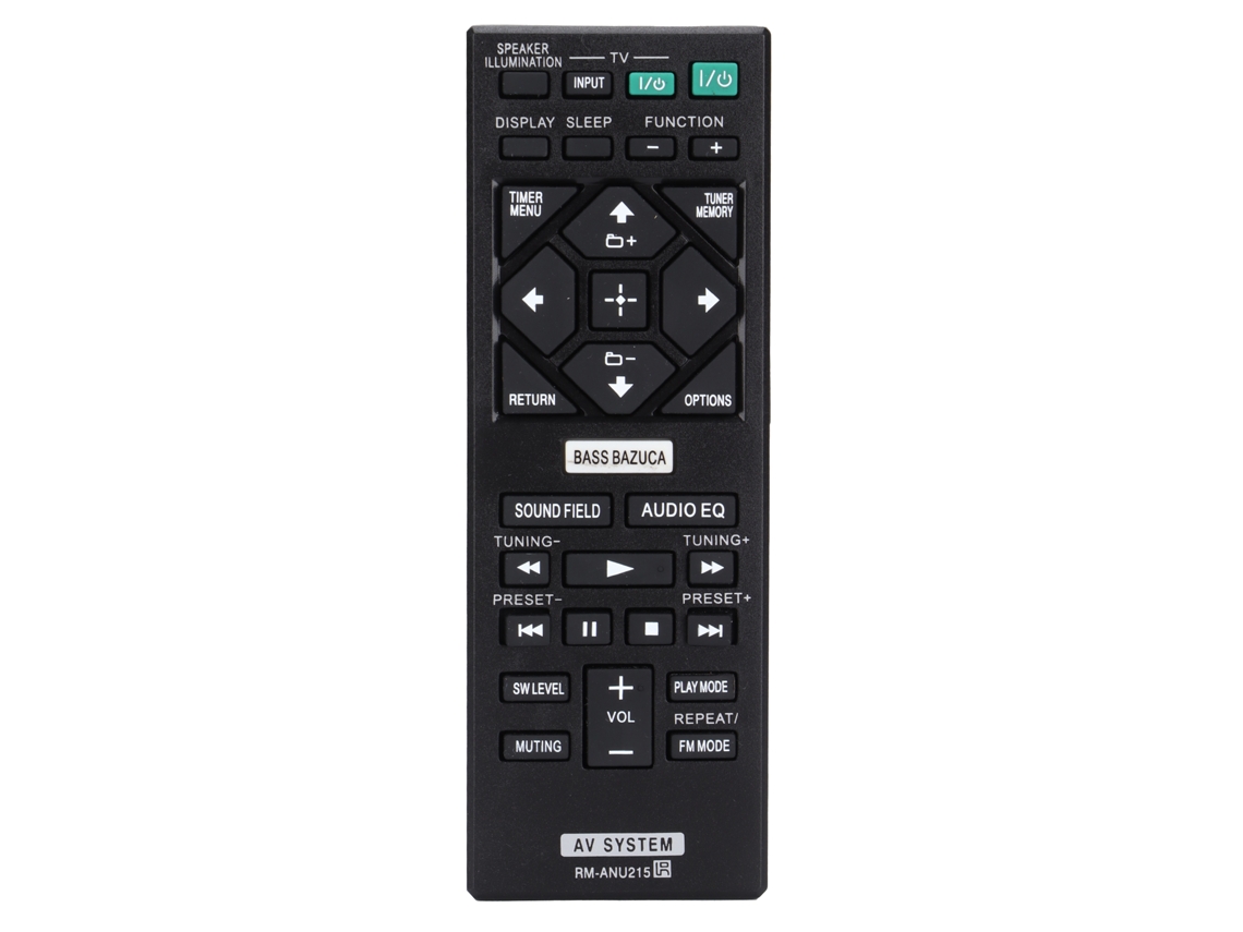 Mando A Distancia De Repuesto Para La Barra De Sonido Y El Receptor De Audio/vídeo Sony Ht-gt1 Sa-wgt1 Ss-gt1.