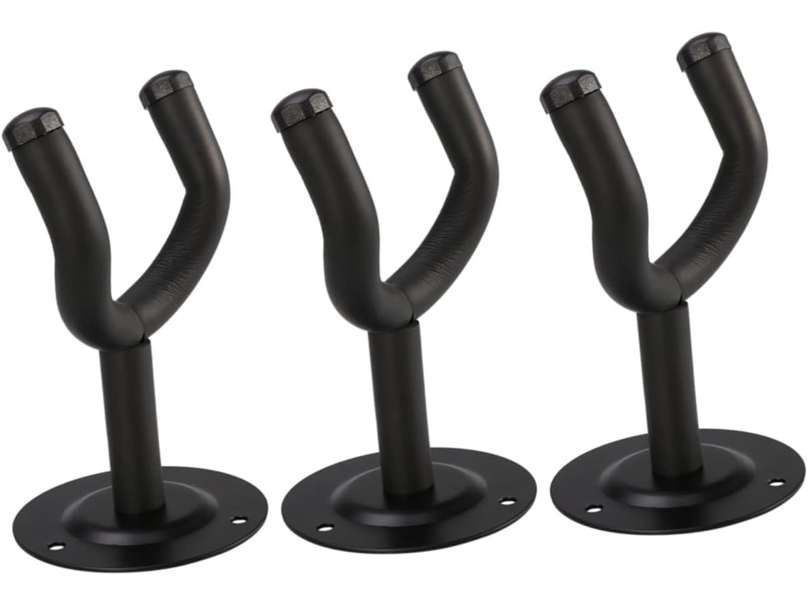 Soportes De Pared De 3 Piezas Para Guitarras De Todos Los Tamaños, Forma Redonda, Ganchos Para Colgar Instrumentos Musicales