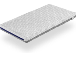 Colchón Bebé SHAULA (Blanco, Gris - Espuma, Memory Foam - 60x120 cm)