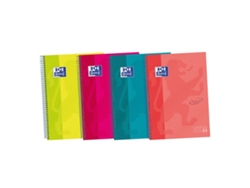 Cuaderno Oxford European Book Multicolor A4 5 piezas 120 hojas