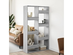 Biombo | Biombo 100x33x175 cm, derivados de madera, gris Sonoma, WSD987028, Adorable Home