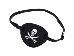 Cómoda Máscara De Pirata Suave Con Diseño De Calavera Y Tibias Cruzadas Y Correa Ajustable Para Adultos Y Niños.