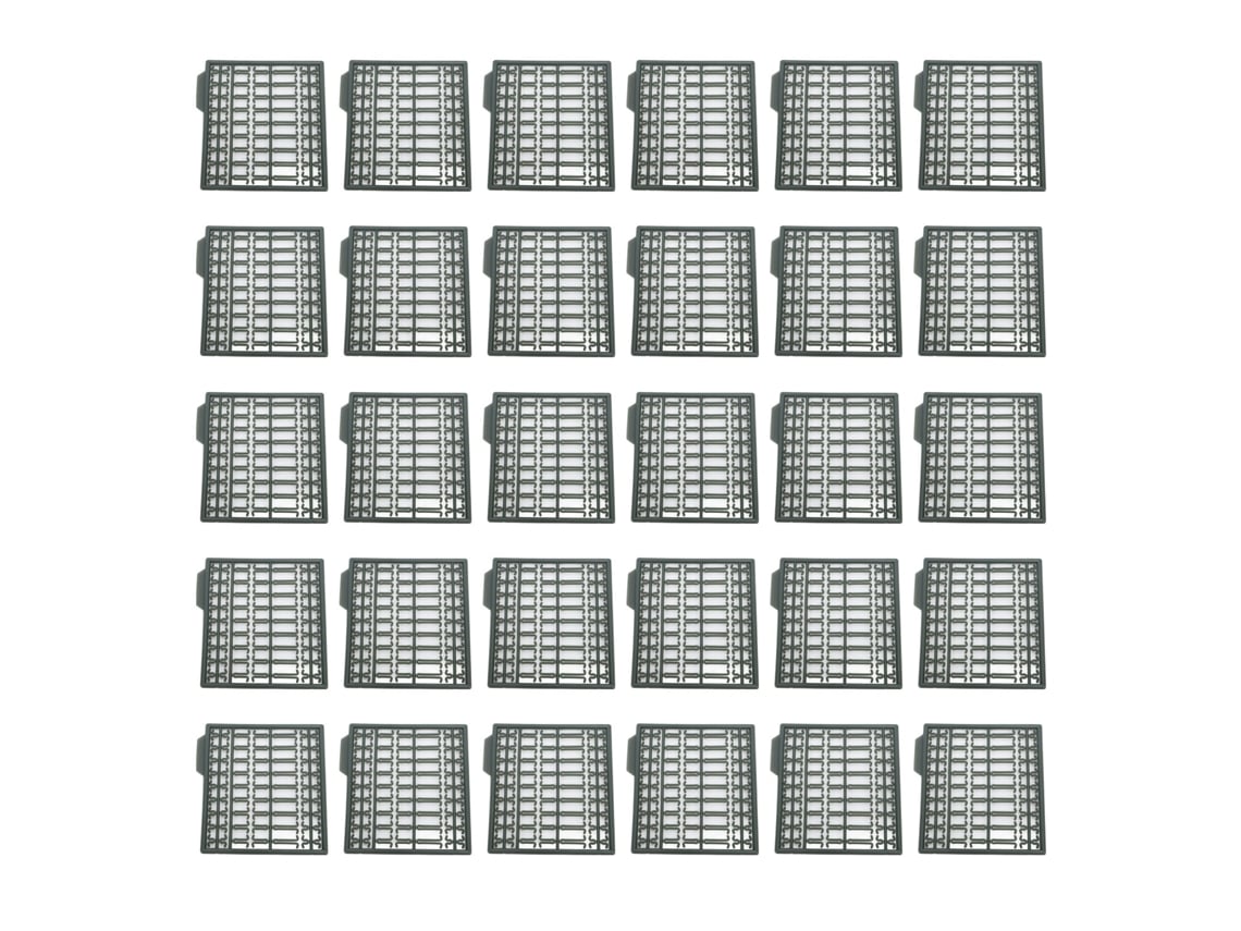 2026rebe-30 Piezas Topes De Cebo Plástico Grid Type Para Pesca De Carpa, Río, Lago, Barco, Verde Oscuro