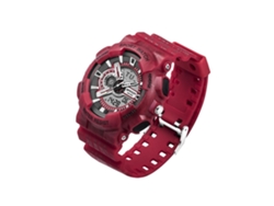 Reloj Electrónico Multifuncional Impermeable De Doble Display Deportivo Sanda Rojo