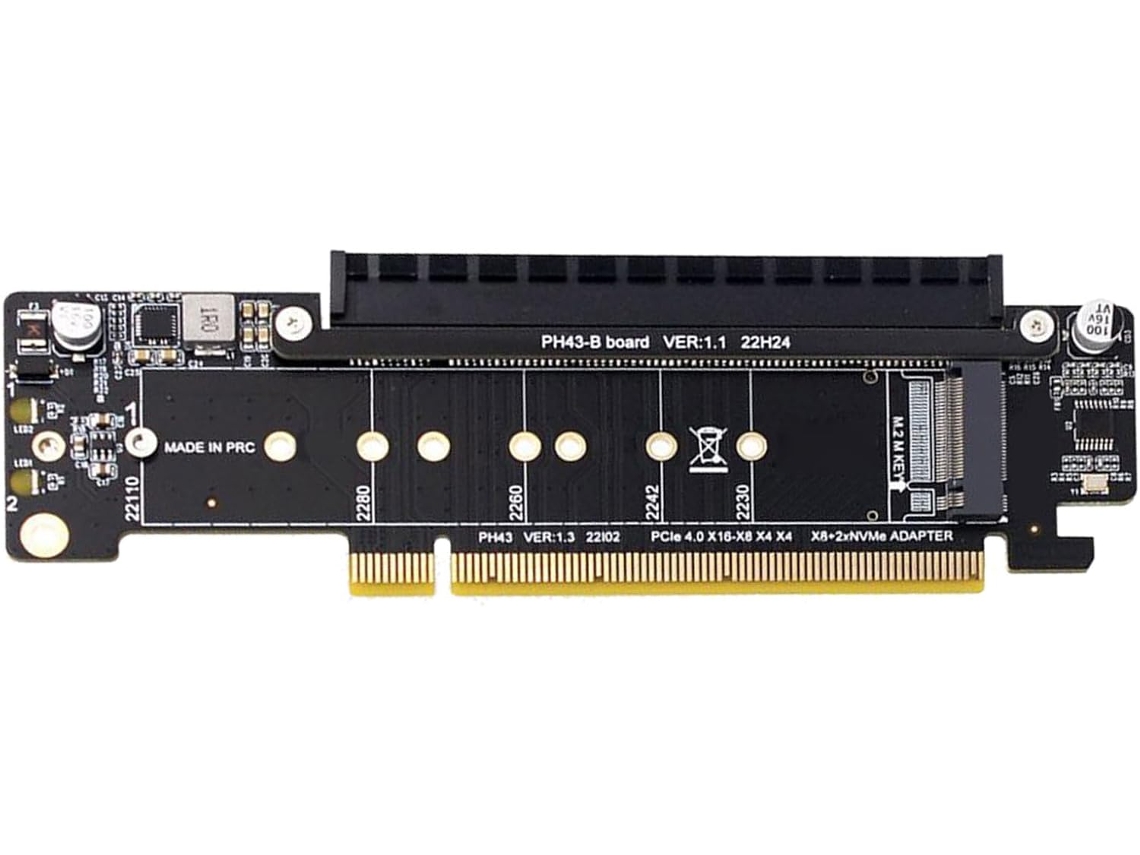 Tarjeta De Expansión De Distribución De Carriles Pcie 4.0-8-4 Para Optimizar Las Capacidades Del Sistema.
