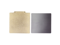 Capa de acero para resortes PET PEI con textura de fibra de carbono de 220 x 220 mm para impresora 3D Anet A8 A6