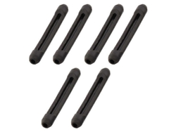 10 pares de ganchos de silicona antideslizantes para patillas de gafas Rosewell (negro/blanco)