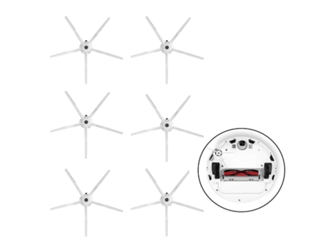 Piezas de repuesto para aspiradora, filtro HEPA lavable y cepillo para accesorios de aspiradora barredora Xiaomi Roborock S5 Max (8 piezas)
