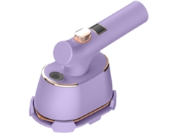 Plancha de vapor portátil con pantalla digital, plegable, color morado