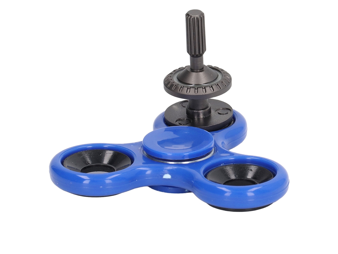Ats-juguete De Giroscopio De Metal Para Dedos Con Luz Azul Y Morada Alivio Del Estrés Adhd Juguete Sensorial De Rotación