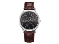 Reloj De Pulsera Para Mujer Rebirth Con Elegante Estampado Floral, Correa De Nailon Y Cuarzo Negro.