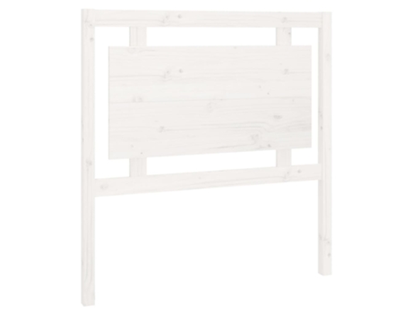 MAISON EXCLUSIVE - Cabecero de cama madera maciza de pino blanco 95,5x4x100 cm
