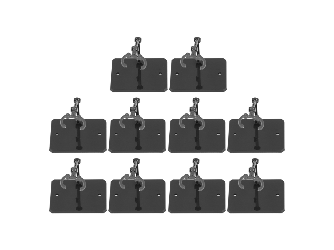 Soporte De Alta Estabilidad Para Figuras De Acción De 6 Pulgadas, 10 Unidades, Color Gris.
