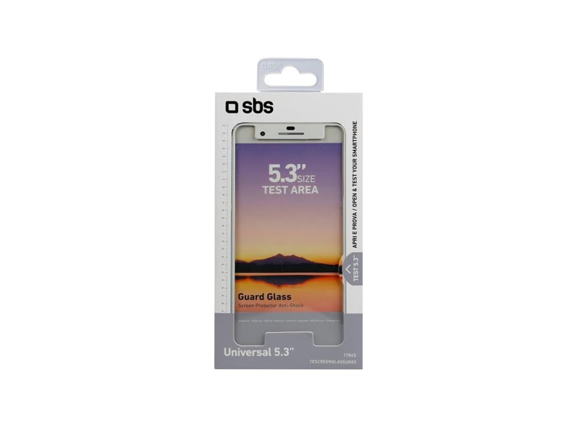 Protector de pantalla SBS Cristal Templado Universal 5.3''