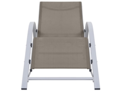 Maison Exclusive - Tumbona Textilene Y Aluminio Taupe