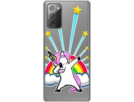 Carcasa Samsung Galaxy Note 20 TUMUNDOSMARTPHONE Dibujos Transparente Multicolor