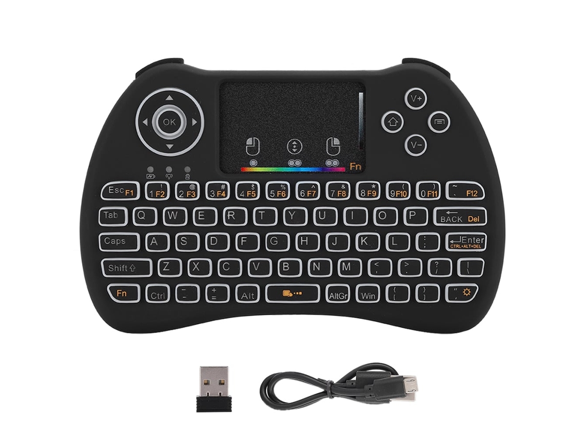 Teclado Inalámbrico Mini Con Retroiluminación 2.4ghz