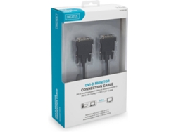 Cable DIGITUS (DVI - 2 m - Negro)