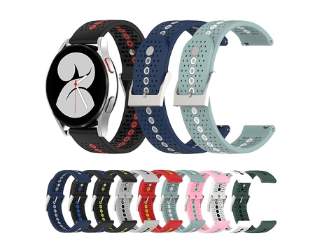 Correa Para Garmin Vivomove Style 20mm Correa De Reloj De Silicona Rosa Verde VENISYMLIS