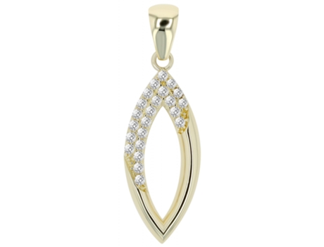 Joyería Oro 8K - Colgante de Oro con Circonias Piper
