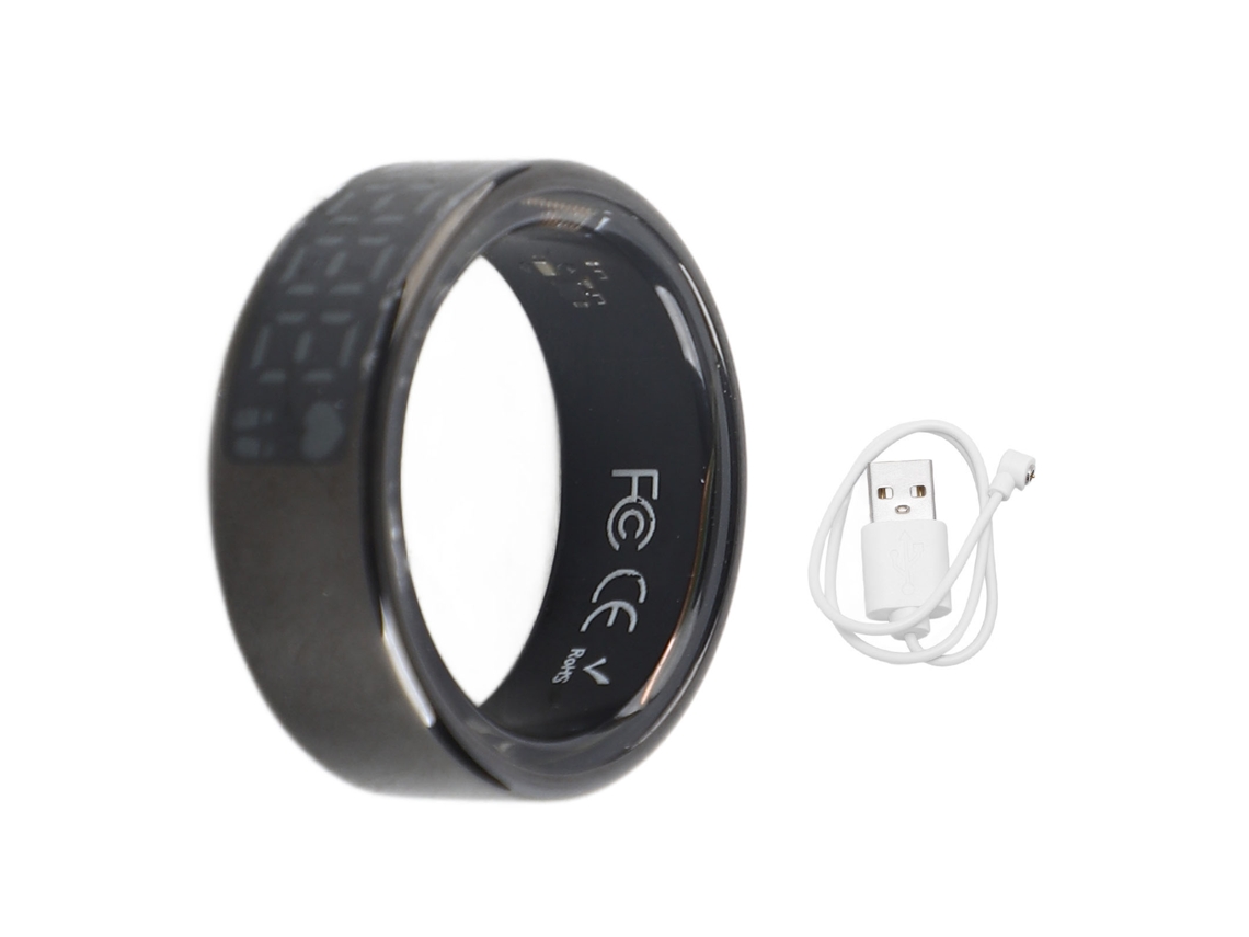 Anillo Inteligente Con Pantalla Para Aplicación, Modos Deportivos, Resistente Al Agua Ip68, Acero Inoxidable, Para Ciclismo Y Running, Negro 9